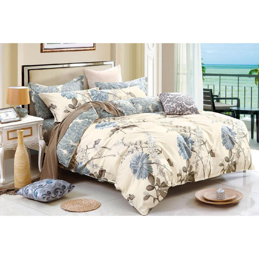 Dandelion Design Cotton Quilt Cover Set