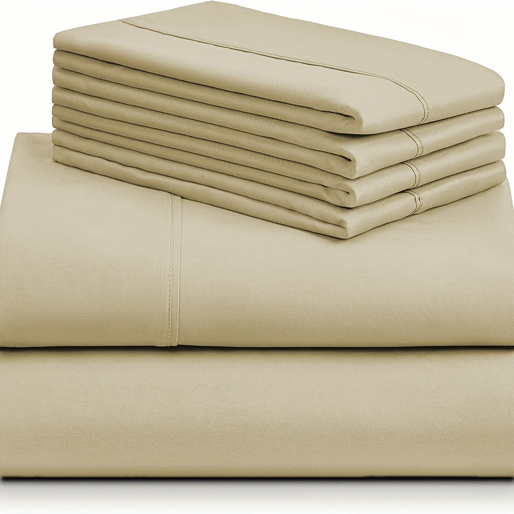 4pcs Deep-Pocket Bed Sheet Set - bedrooms, guest rooms and hotels – additional product view 49