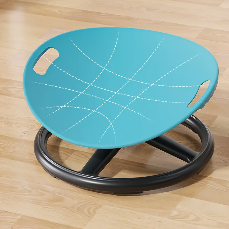 Swivel Sensory Chair Compatible for ADHD/Special Needs - Interactive Sensory Play Chair with Safety Handle, Anti-Slip Base & Oval Eggshell Design - Balance & Coordination Improvement (Assembly Required)