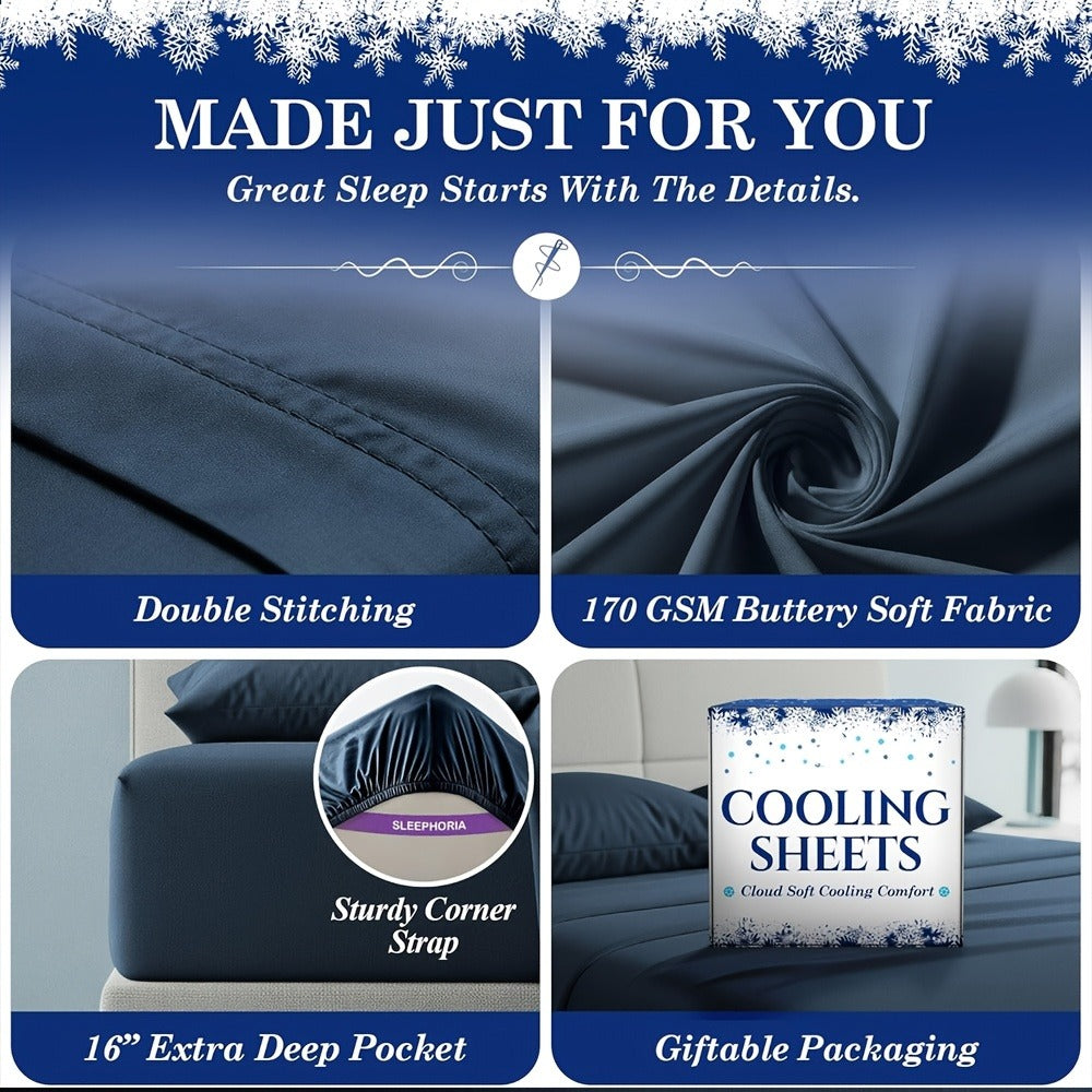 Bamboo Blend Bed Sheet Set product detail 7