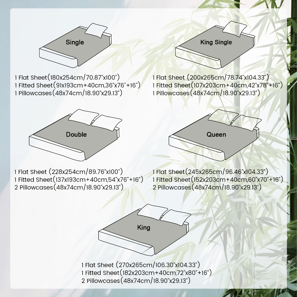 Deep-Pocket Bed Sheet Set detail view 4 for Australian shoppers