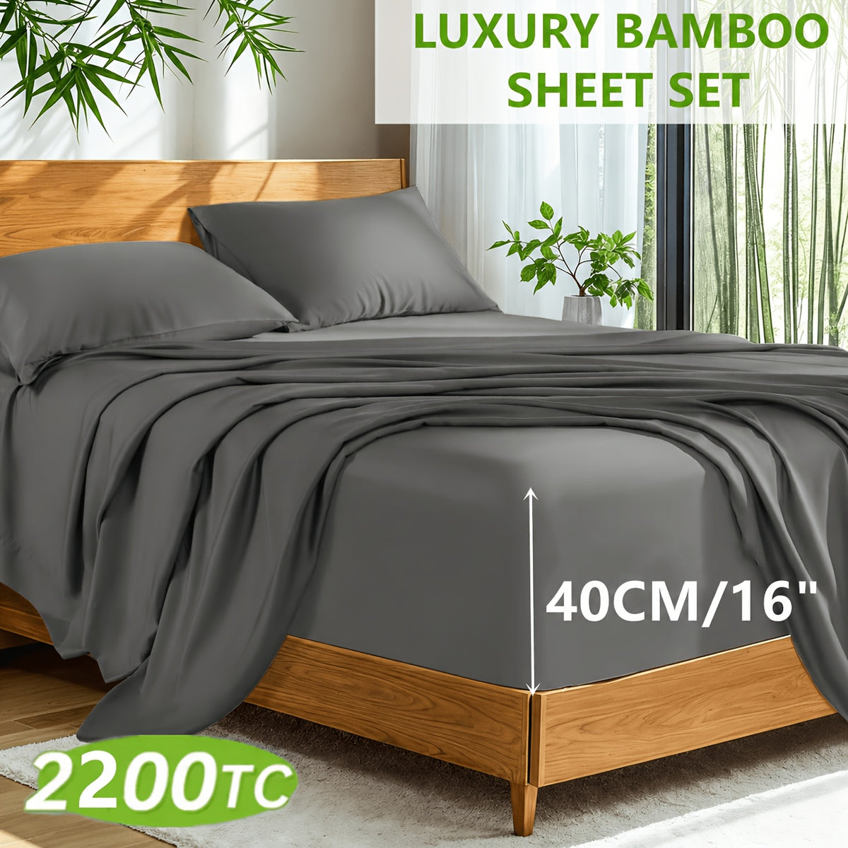 Deep-Pocket Bed Sheet Set detail view 24 for Australian shoppers