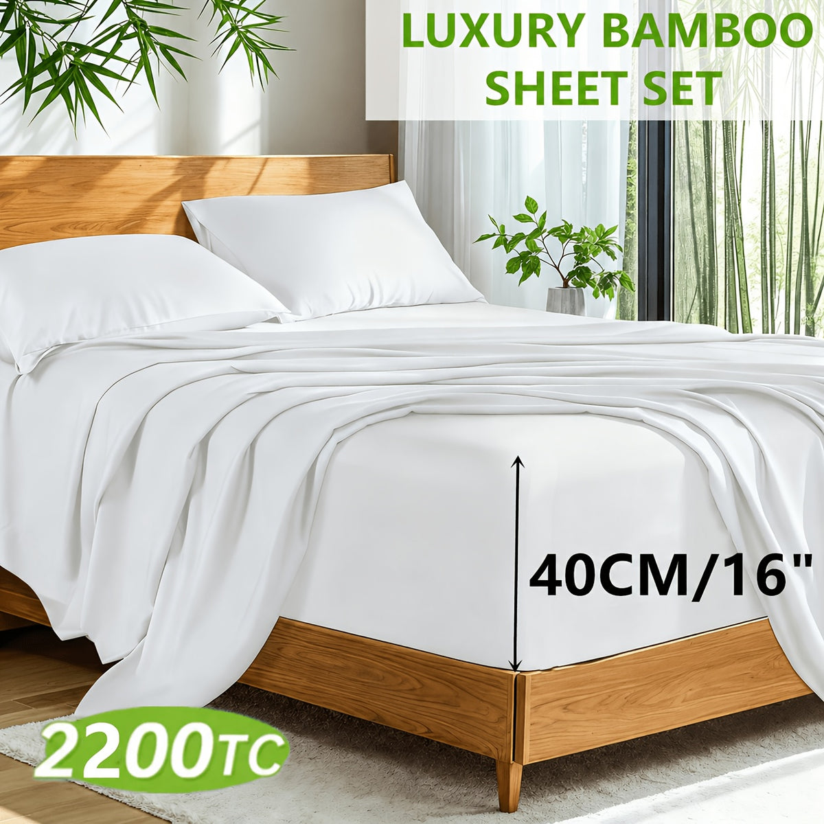 Deep-Pocket Bed Sheet Set detail view 25 for Australian shoppers