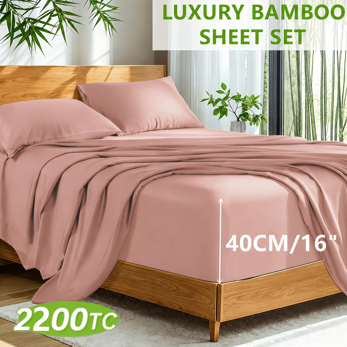 Deep-Pocket Bed Sheet Set detail view 27 for Australian shoppers