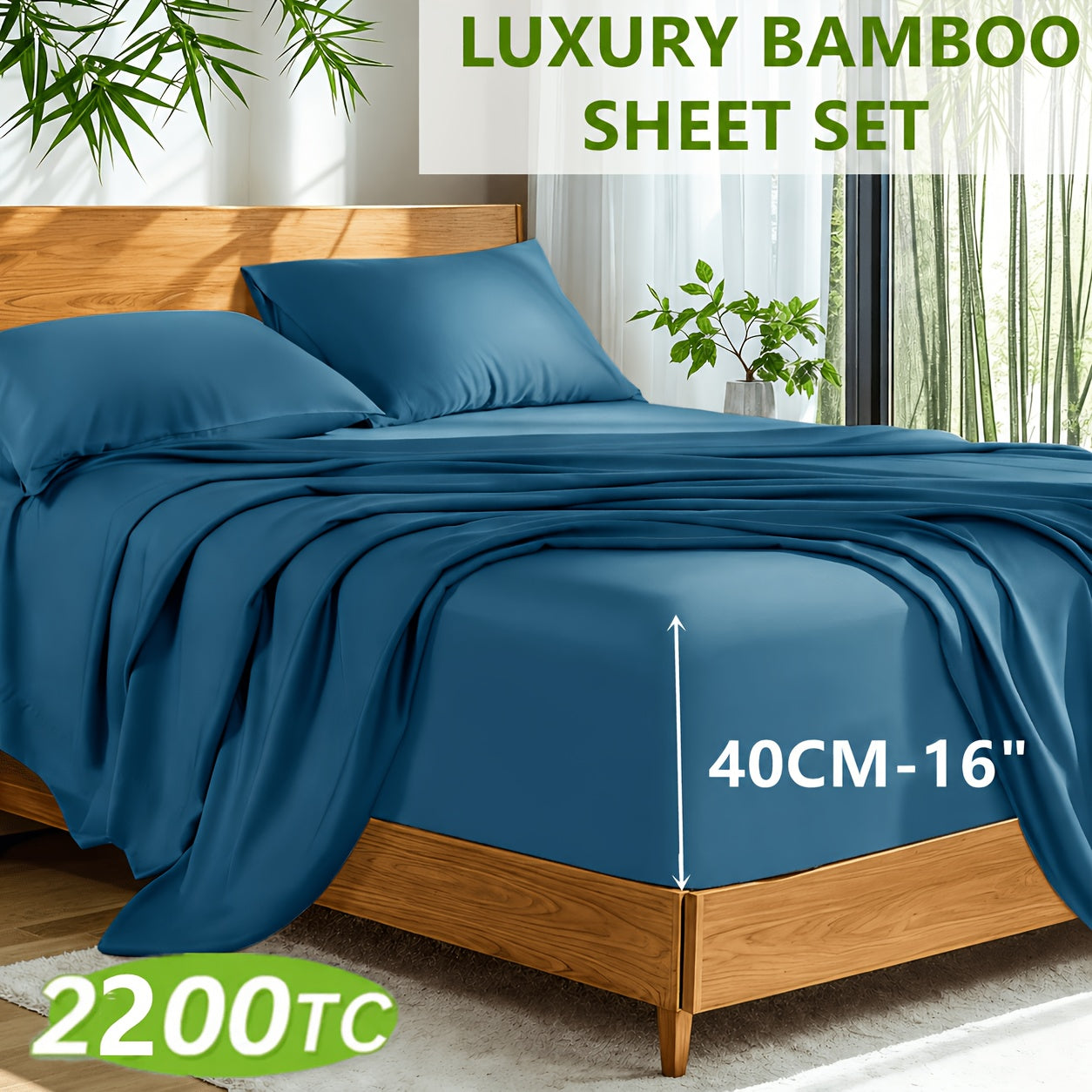 Deep-Pocket Bed Sheet Set detail view 28 for Australian shoppers