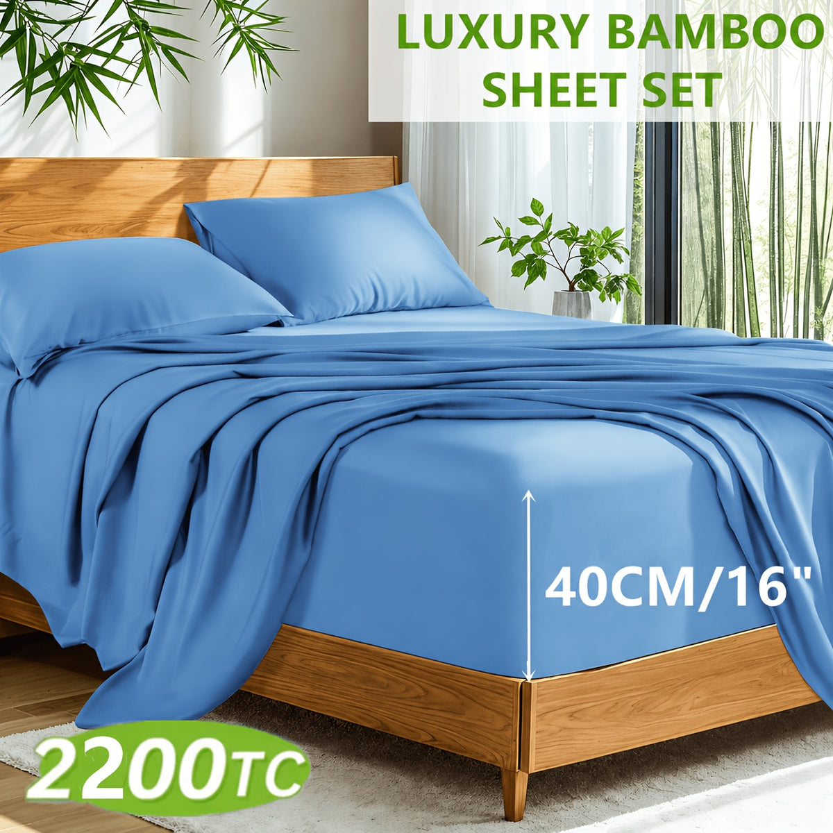 Deep-Pocket Bed Sheet Set detail view 29 for Australian shoppers