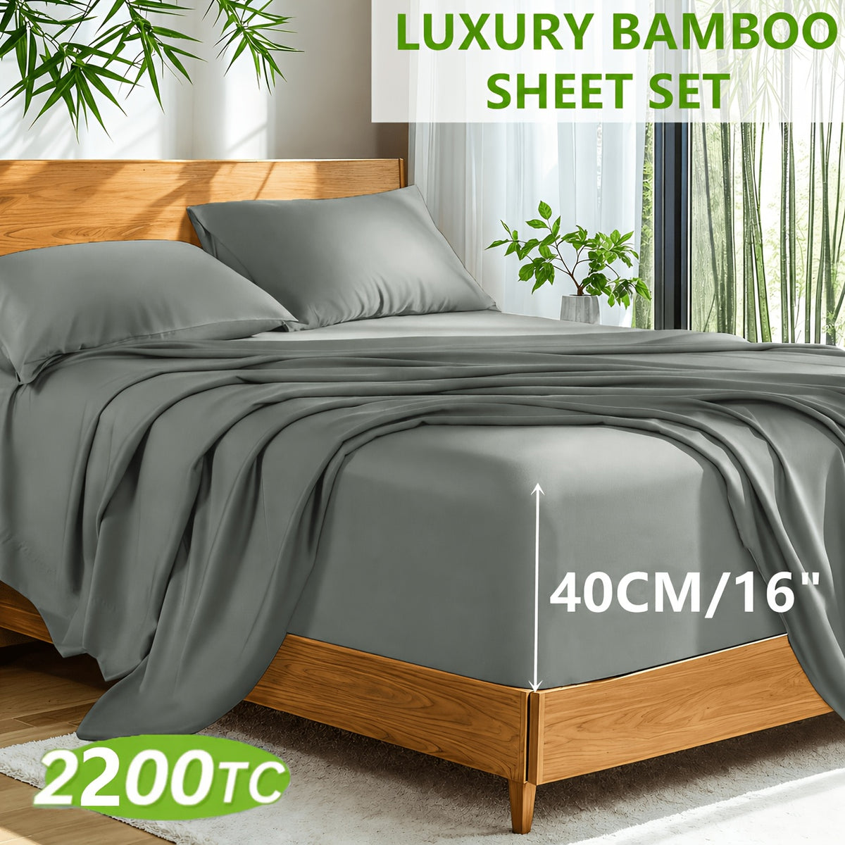 Deep-Pocket Bed Sheet Set detail view 31 for Australian shoppers