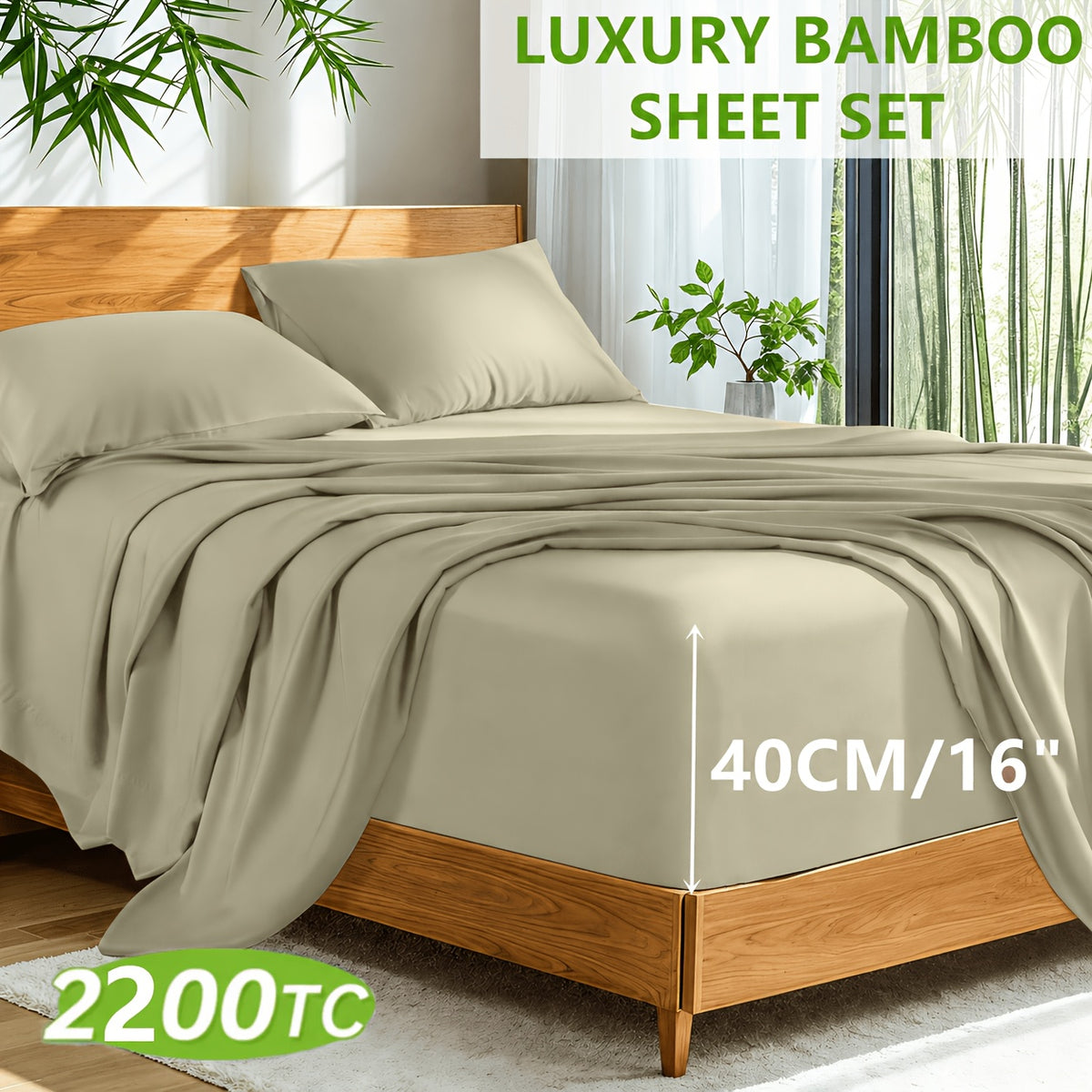 Deep-Pocket Bed Sheet Set detail view 32 for Australian shoppers