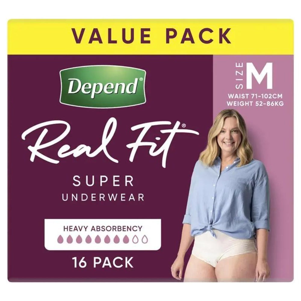 Depend Real Fit Women's Underwear detail view 7 for Australian shoppers