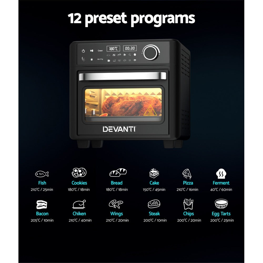 Digital Air Fryer - 15L for Kitchen with Practical Design – feature reference