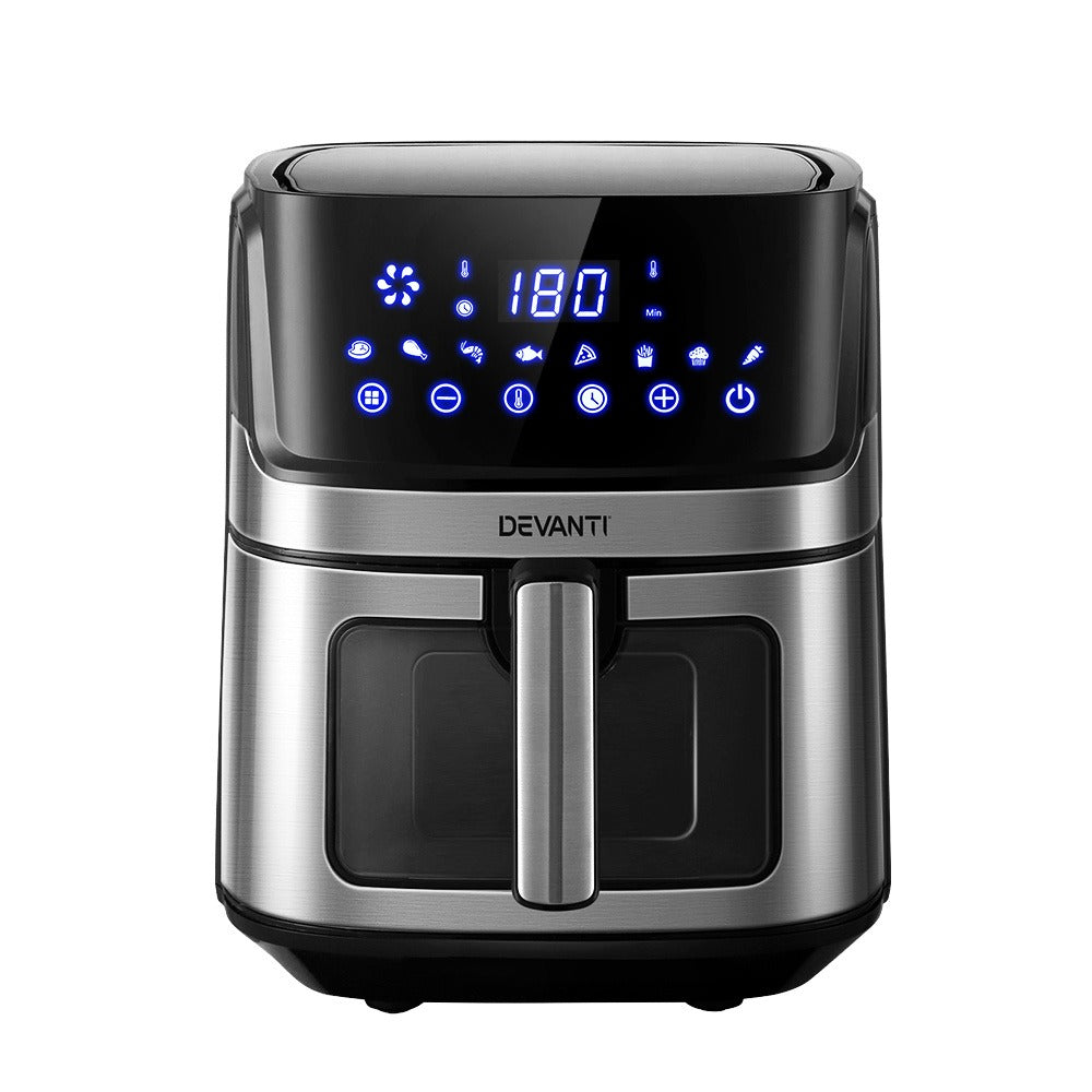 Digital Air Fryer - 6.5L for Kitchen with Practical Design – design and construction details