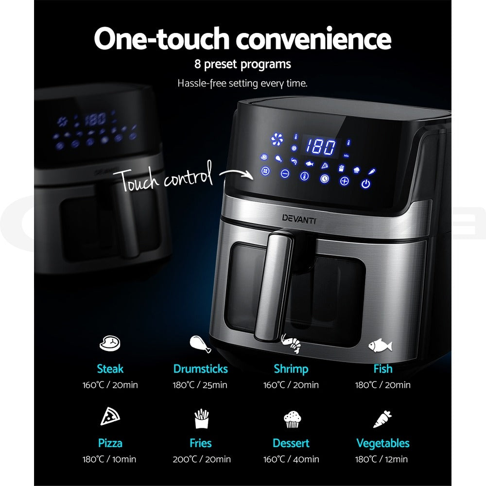 Digital Air Fryer - 6.5L for Kitchen with Practical Design – feature reference