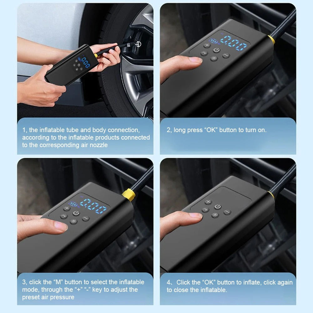 Digital Display Portable Tyre Inflator product detail 5