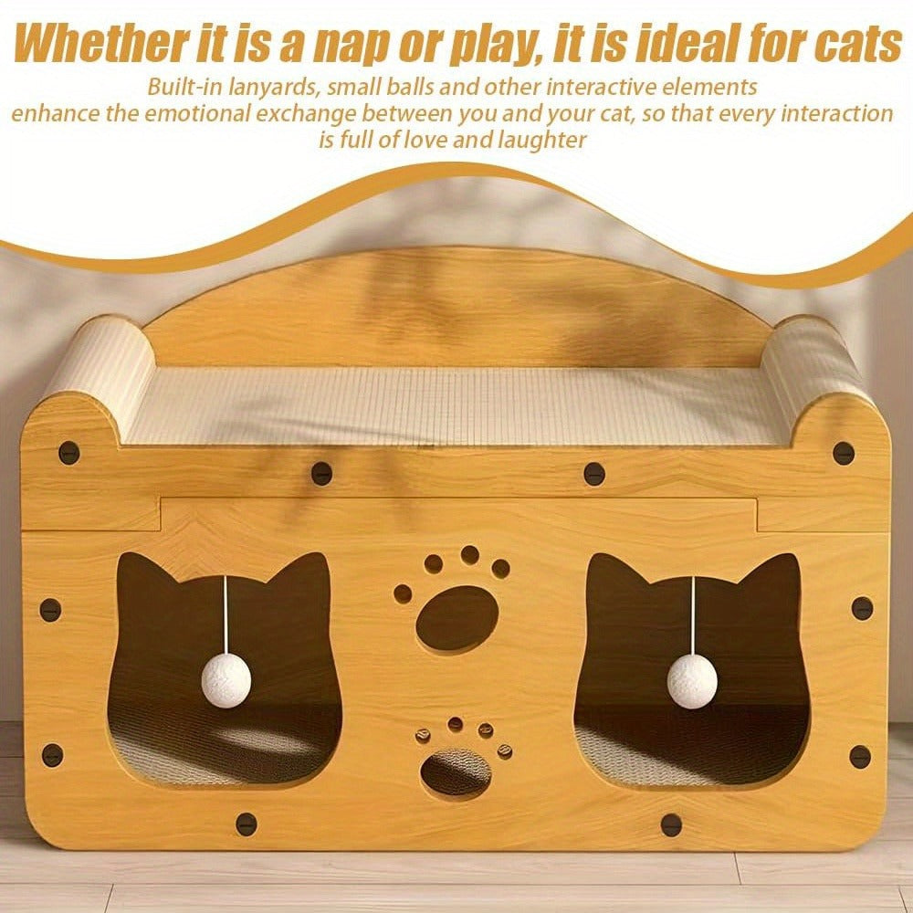 Double-Layer Cat Scratcher Bed product detail 8