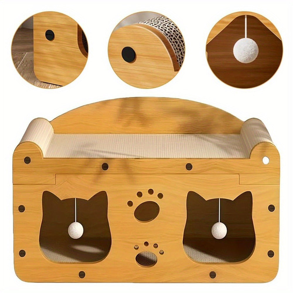Double-Layer Cat Scratcher Bed product detail 4
