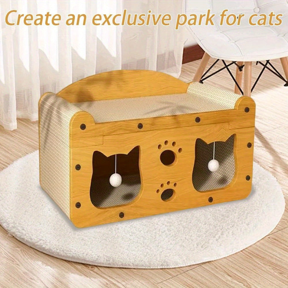 Double-Layer Cat Scratcher Bed product detail 9