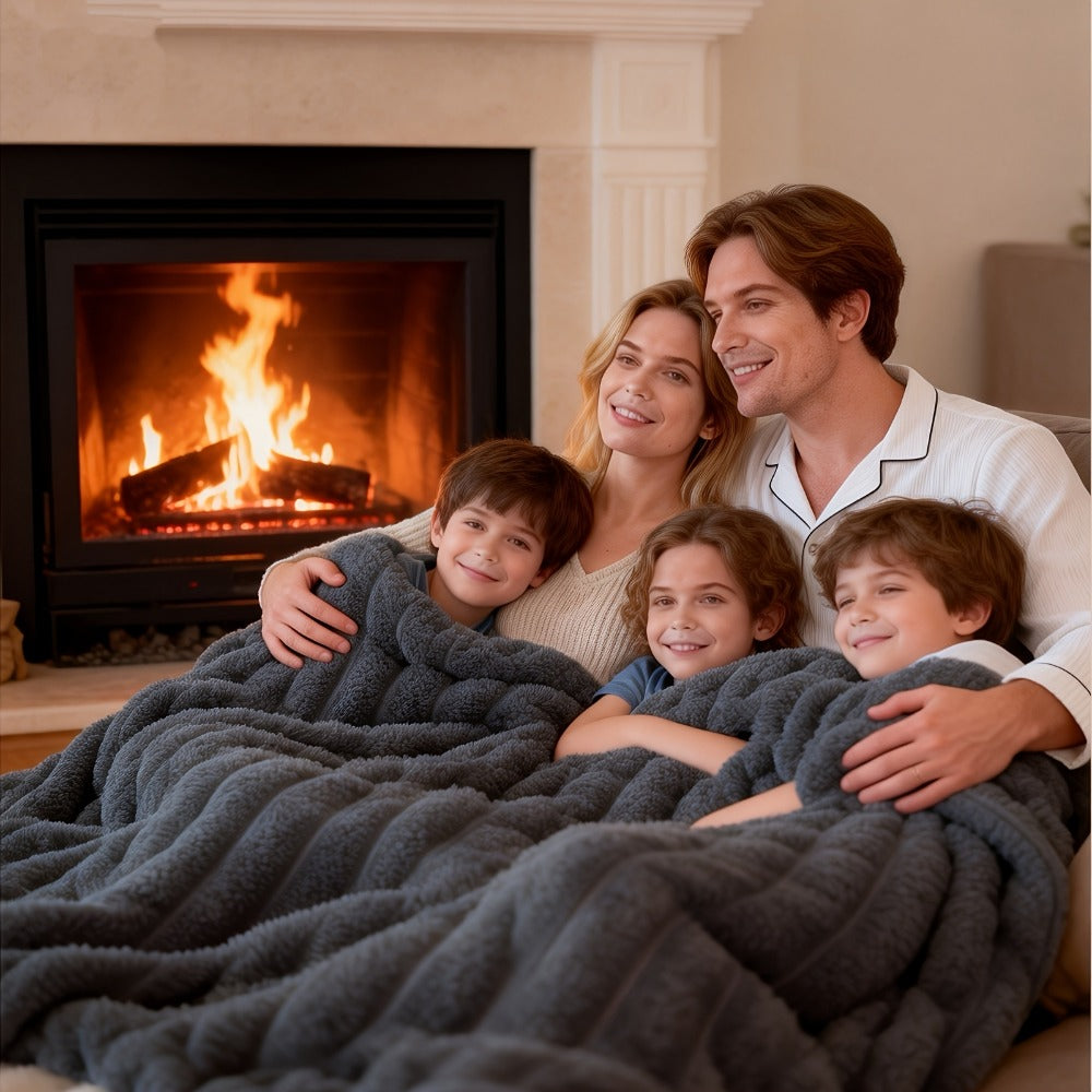 Double-Sided Fleece Blanket – Plush All-Season Throw for Home – additional product view 9