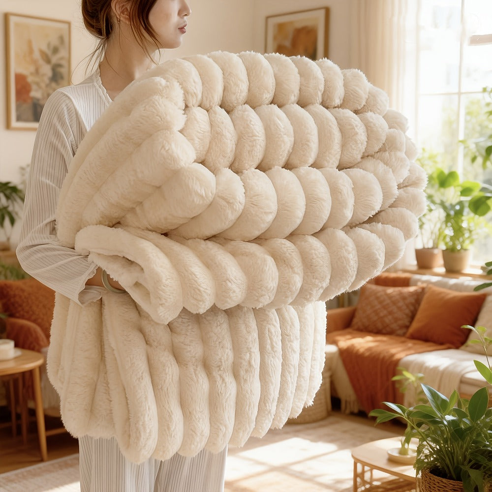 Double-Sided Fleece Blanket – Plush All-Season Throw for Home – main product view