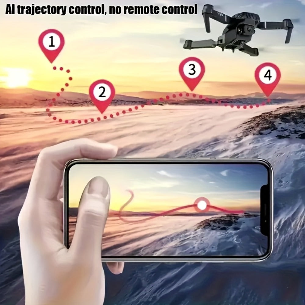 Dual-Camera Foldable Camera Drone – Auto Hover & Obstacle Avoidance – alternate design view