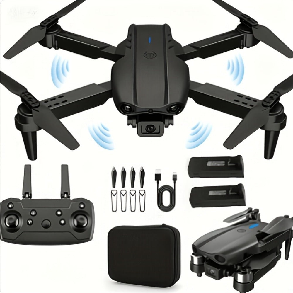 Dual-Camera Foldable Camera Drone – Auto Hover & Obstacle Avoidance – close-up product details