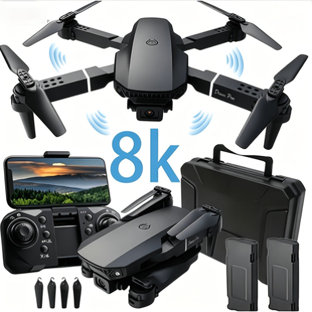 Dual-Camera Foldable Camera Drone – Auto Hover & Obstacle Avoidance – main product view