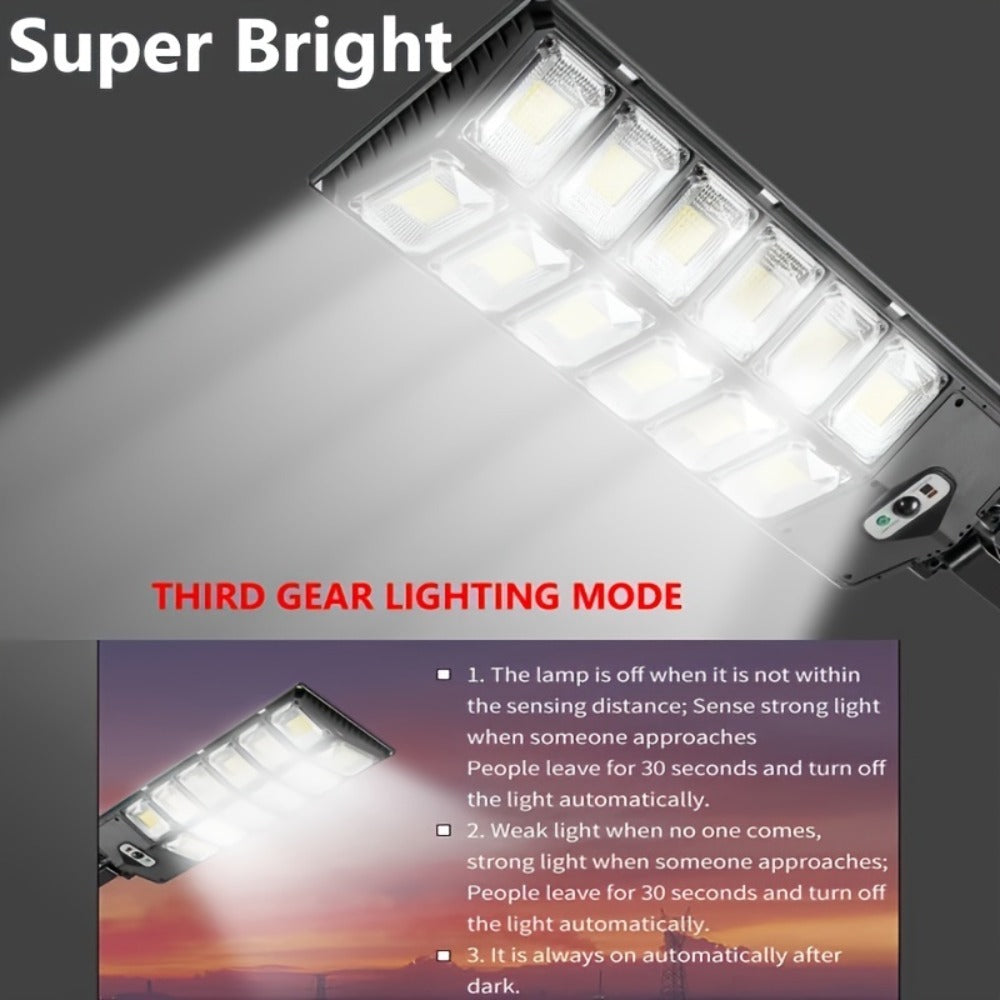 Dusk-to-Dawn 504 LED Solar Motion Sensor Street Light product detail 8