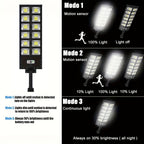 Dusk-to-Dawn 504 LED Solar Motion Sensor Street Light product detail 2