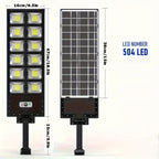 Dusk-to-Dawn 504 LED Solar Motion Sensor Street Light product detail 4