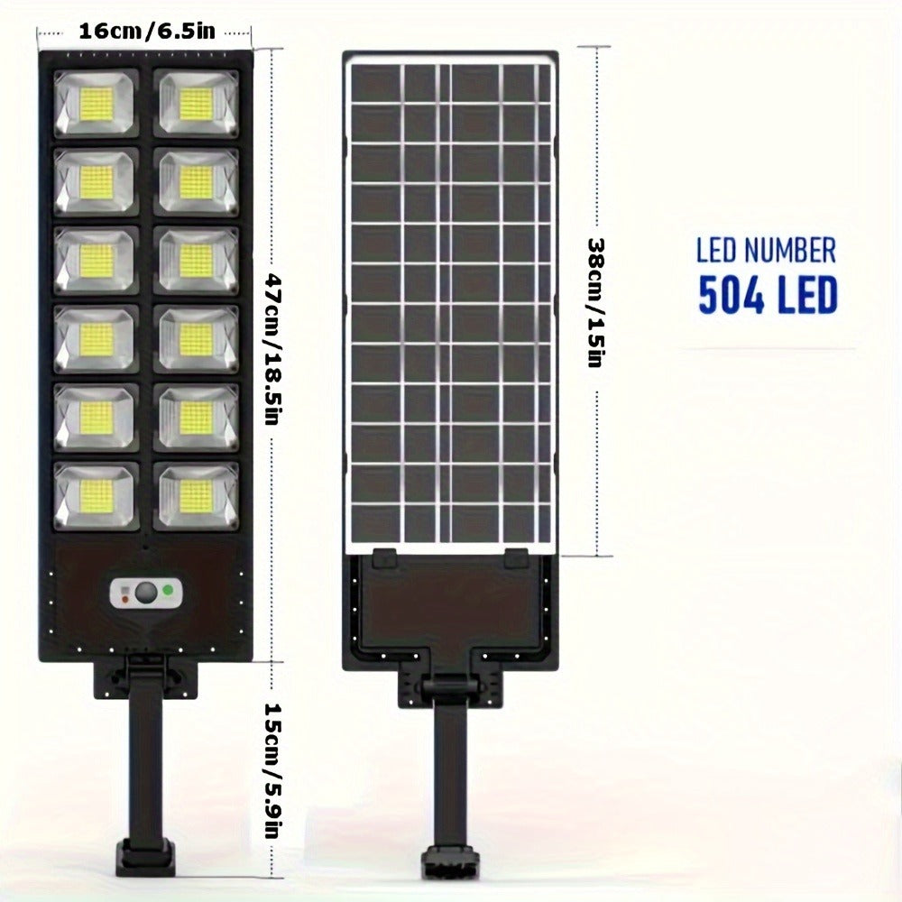 Dusk-to-Dawn 504 LED Solar Motion Sensor Street Light product detail 4