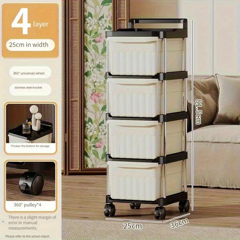 Rolling Plastic Drawer Storage Organiser for organised Australian homes