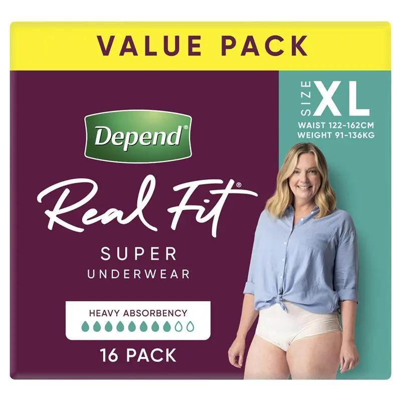 Depend Real Fit Women's Underwear detail view 23 for Australian shoppers