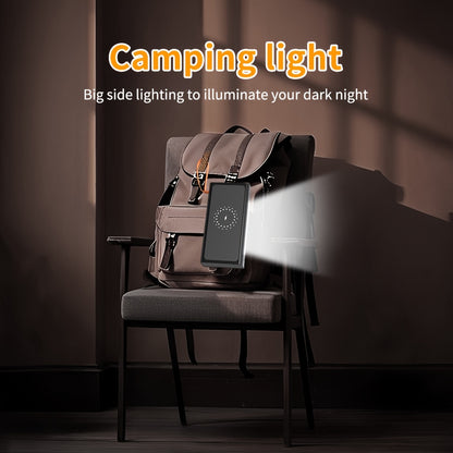 High-Capacity 50000Mah Magnetic Power Bank That Can Charge Several Devices at Once, Featuring a Charging Cable, LED Display, Light, Hand Strap, And Magnetic Attraction, with 22.5W Fast Charging Capability