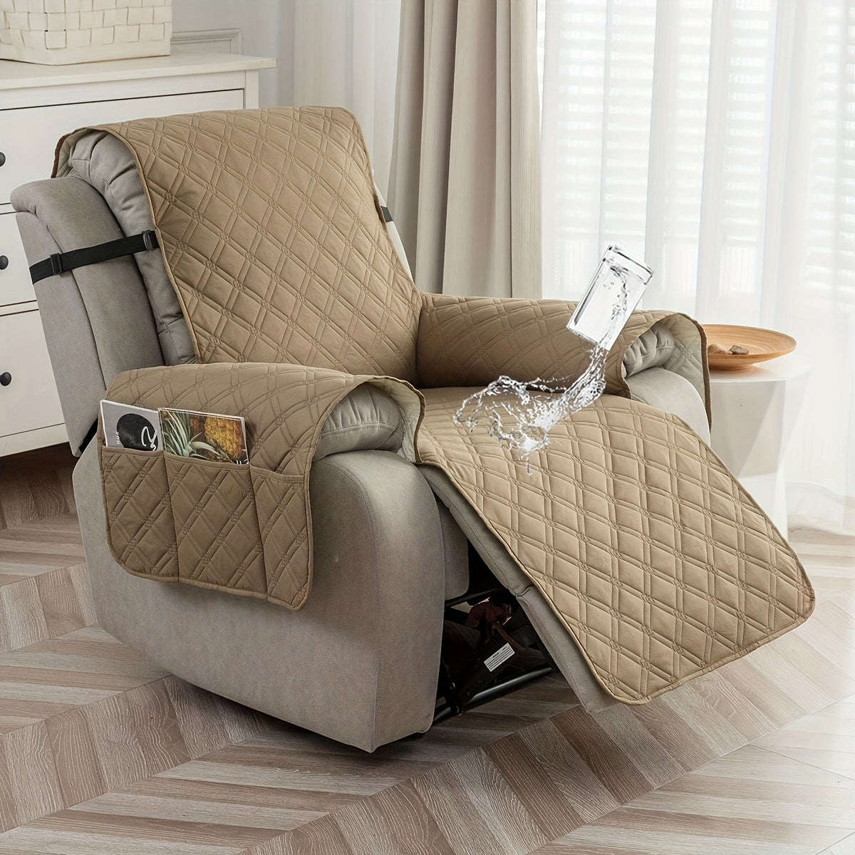 2-Seat Washable Recliner Chair Cover – Non-Slip 59.94cm – additional product view 71
