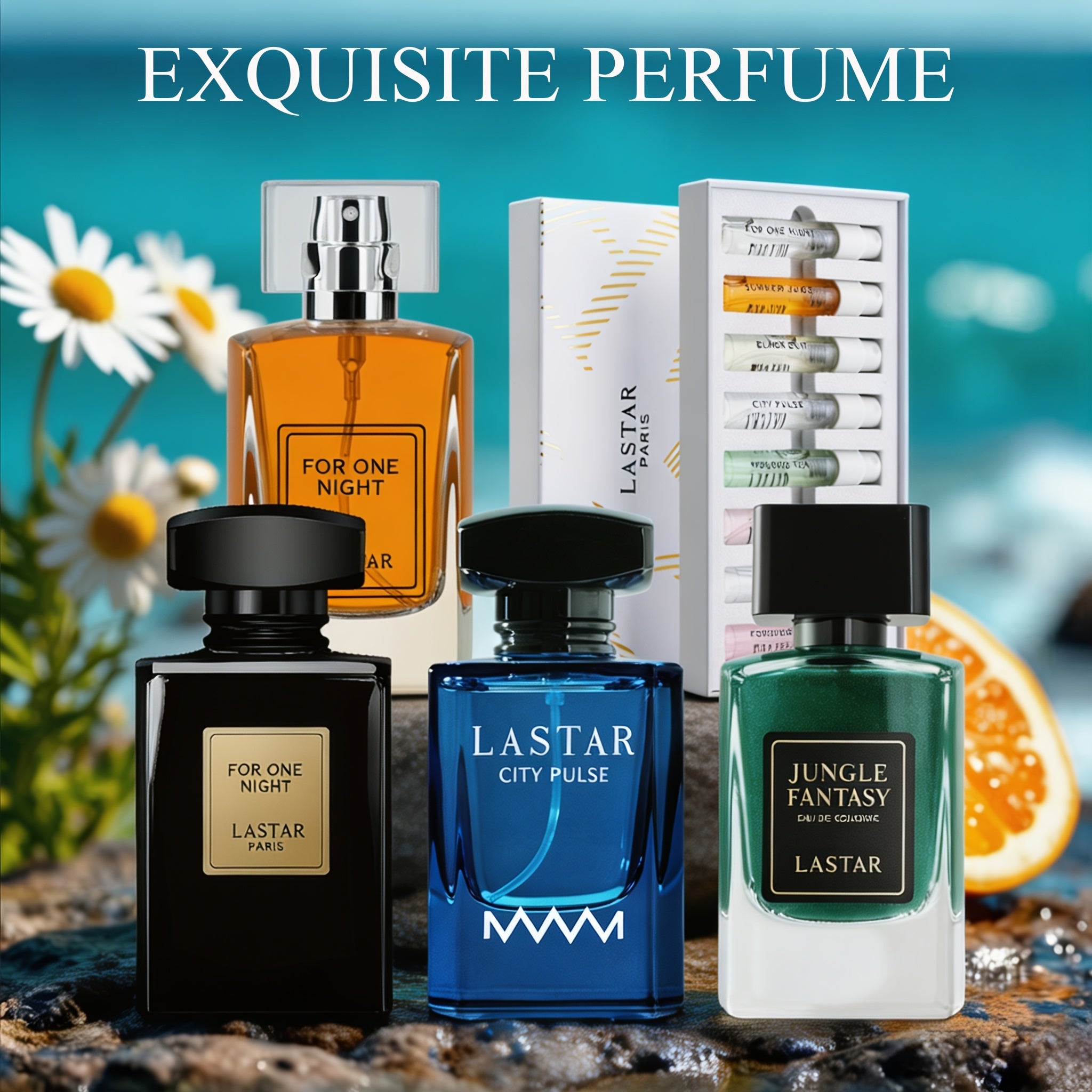 [Men's Luxury Perfume] Men's Perfume Gift Box, Sandalwood, Amber Fragrance, Lasting Fragrance, High-quality Men's Perfume, Men's Eau De Toilette, Ideal Gifts for Men's Festivals, Birthdays And Anniversaries