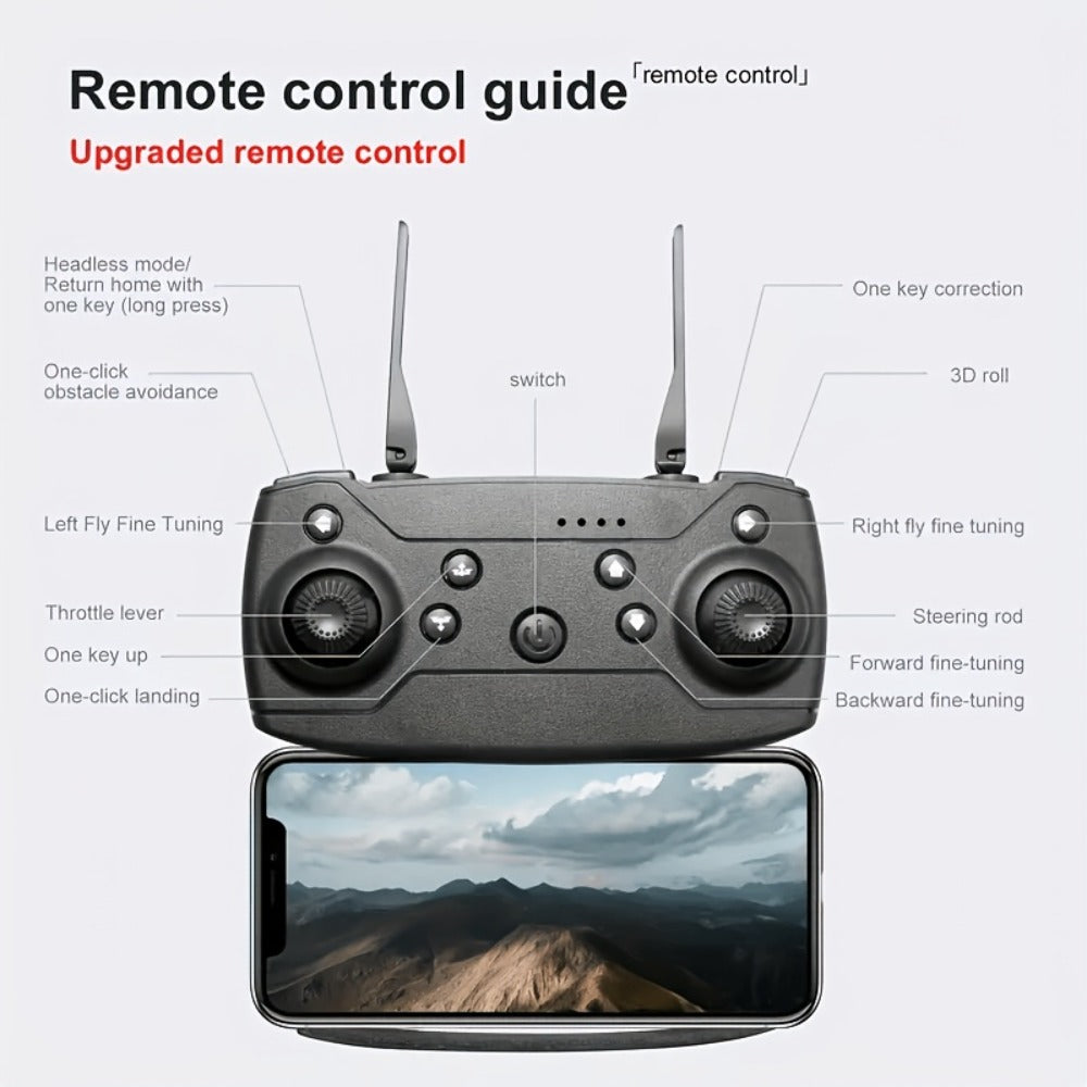 E88 Pro Max Foldable Camera Drone – Auto Hover & Obstacle Avoidance – additional product view 14