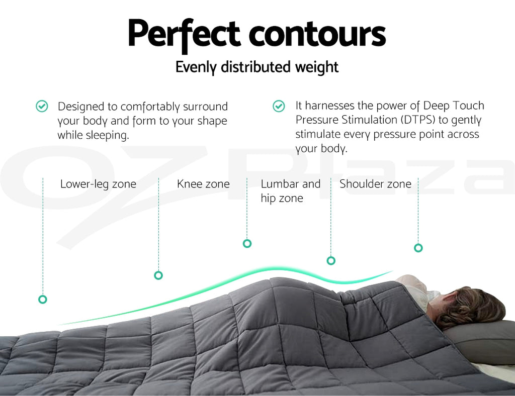 Giselle Weighted Blanket 7KG 9KG Kids 5KG 11/2.3KG Adult Relax Heavy Gravity