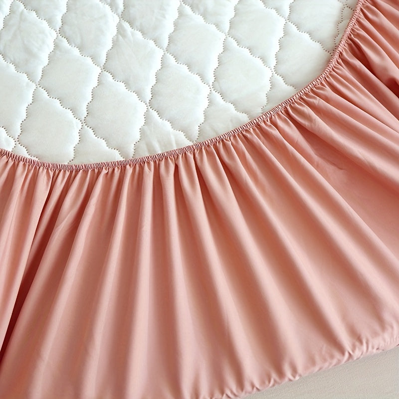 1pc/set Waterproof Mattress Protective Cover- Ultra Soft And Breathable Mattress Protective Cover, Waterproof Mattress Protective Cover That Fits Snugly Between Bed Sheets, Suitable for Room Decoration, Bedrooms, Guest Rooms, (excluding Pillowcases)