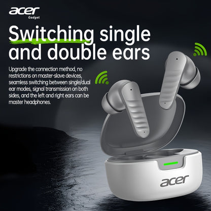 Acer OHR503 Mini Sport Wireless Earbuds - Wireless Stereo, In-Ear Noise-Canceling, Extra Long Battery Life, Universal Fit for Men And Women, Latest Model