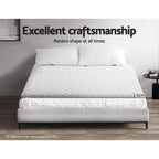 Egg-Crate Foam Mattress Topper – 5cm Cooling Fitted Bed Layer – close-up product details