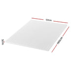 Egg-Crate Foam Mattress Topper – 5cm Cooling Fitted Bed Layer – feature reference