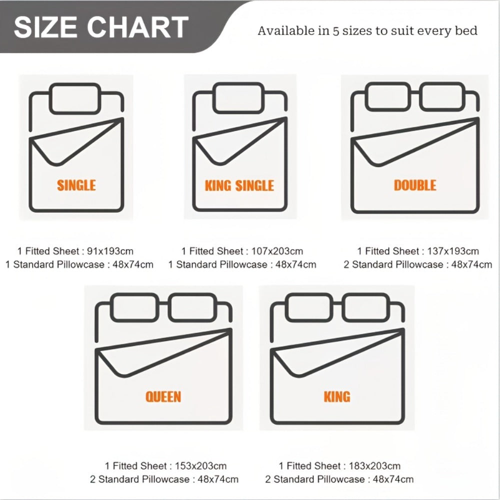 Egyptian Cotton Bed Sheet Set – 2200TC 3-Piece Deep-Pocket Bedding – design and construction details