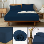 Egyptian Cotton Bed Sheet Set – 2200TC 3-Piece Deep-Pocket Bedding – additional product view 10