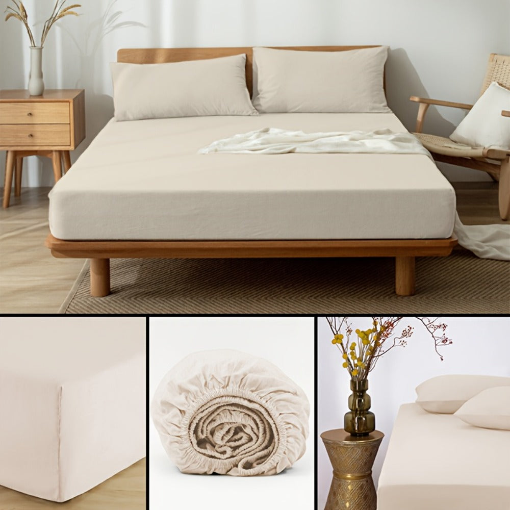 Egyptian Cotton Bed Sheet Set – 2200TC 3-Piece Deep-Pocket Bedding – additional product view 12