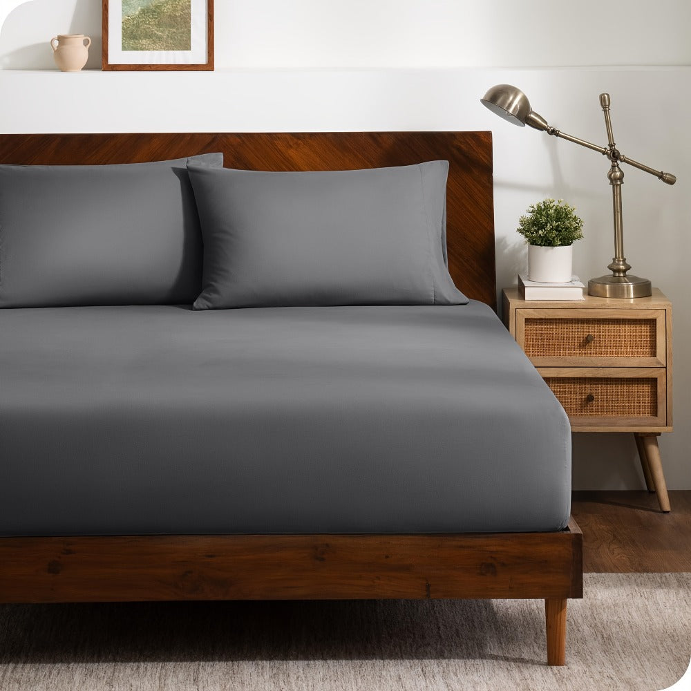 Egyptian Cotton Bed Sheet Set – 2200TC 3-Piece Deep-Pocket Bedding – main product view