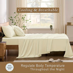 Egyptian Cotton Bed Sheet Set – 4-Piece 45.72cm Deep-Pocket Bedding – additional product view 13