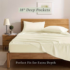Egyptian Cotton Bed Sheet Set – 4-Piece 45.72cm Deep-Pocket Bedding – additional product view 21