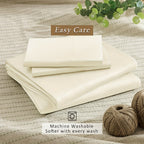 Egyptian Cotton Bed Sheet Set – 4-Piece 45.72cm Deep-Pocket Bedding – additional product view 23