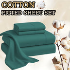Egyptian Cotton Bed Sheet Set – 4-Piece 45.72cm Deep-Pocket Bedding – additional product view 27