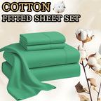 Egyptian Cotton Bed Sheet Set – 4-Piece 45.72cm Deep-Pocket Bedding – additional product view 29