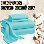 Egyptian Cotton Bed Sheet Set – 4-Piece 45.72cm Deep-Pocket Bedding – additional product view 30